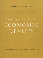 National Institute Economic Review  Volume 43 - Issue  -