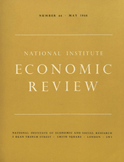 National Institute Economic Review  Volume 44 - Issue  -