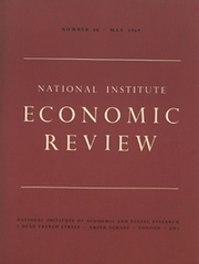 National Institute Economic Review  Volume 48 - Issue  -