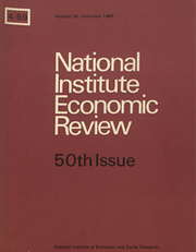 National Institute Economic Review  Volume 50 - Issue  -