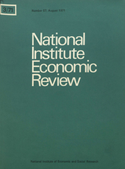 National Institute Economic Review  Volume 57 - Issue  -