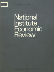 National Institute Economic Review  Volume 59 - Issue  -