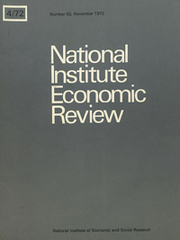 National Institute Economic Review  Volume 62 - Issue  -