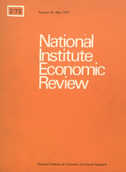 National Institute Economic Review  Volume 64 - Issue  -