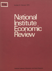 National Institute Economic Review  Volume 67 - Issue  -