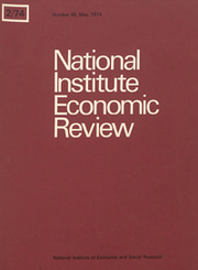 National Institute Economic Review  Volume 68 - Issue  -