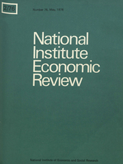 National Institute Economic Review  Volume 76 - Issue  -