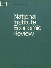 National Institute Economic Review  Volume 77 - Issue  -
