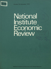 National Institute Economic Review  Volume 78 - Issue  -