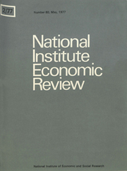 National Institute Economic Review  Volume 80 - Issue  -