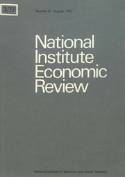 National Institute Economic Review  Volume 81 - Issue  -