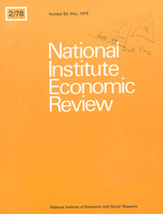 National Institute Economic Review  Volume 84 - Issue  -