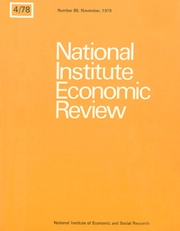 National Institute Economic Review  Volume 86 - Issue  -