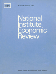 National Institute Economic Review  Volume 91 - Issue  -