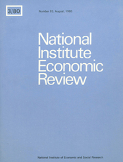 National Institute Economic Review  Volume 93 - Issue  -