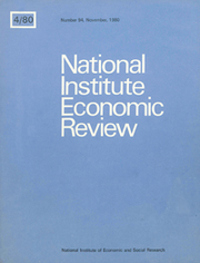 National Institute Economic Review  Volume 94 - Issue  -