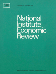 National Institute Economic Review  Volume 95 - Issue  -