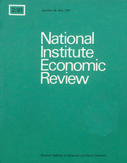 National Institute Economic Review  Volume 96 - Issue  -