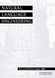 Natural Language Engineering Volume 10 - Issue 2 -