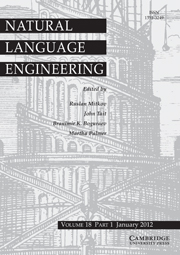 Natural Language Engineering Volume 18 - Issue 1 -