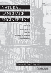 Natural Language Engineering Volume 18 - Issue 3 -