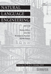 Natural Language Engineering Volume 19 - Issue 4 -