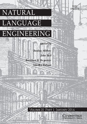 Natural Language Engineering Volume 20 - Issue 1 -