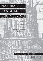 Natural Language Engineering Volume 20 - Issue 3 -
