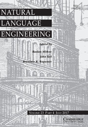 Natural Language Engineering Volume 23 - Issue 4 -