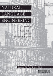 Natural Language Engineering Volume 24 - Issue 4 -