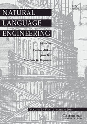 Natural Language Engineering Volume 25 - Issue 2 -