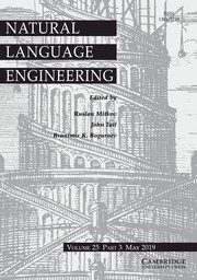 Natural Language Engineering Volume 25 - Issue 3 -