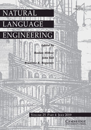 Natural Language Engineering Volume 25 - Issue 4 -