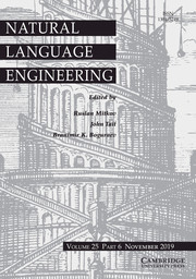 Natural Language Engineering Volume 25 - Issue 6 -