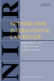 Netherlands International Law Review Volume 50 - Issue 2 -