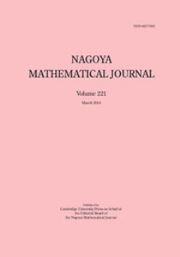 Nagoya Mathematical Journal Volume 221 - Issue 1 -