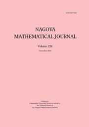 Nagoya Mathematical Journal Volume 224 - Issue  -