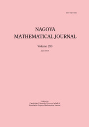 Nagoya Mathematical Journal Volume 230 - Issue  -