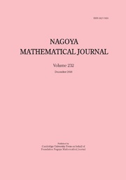 Nagoya Mathematical Journal Volume 232 - Issue  -