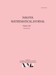 Nagoya Mathematical Journal Volume 243 - Issue  -