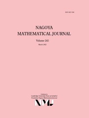 Nagoya Mathematical Journal Volume 245 - Issue  -