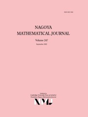 Nagoya Mathematical Journal Volume 247 - Issue  -