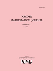 Nagoya Mathematical Journal Volume 254 - Issue  -