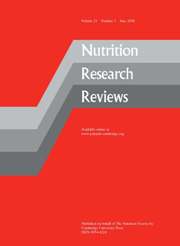 Nutrition Research Reviews Volume 21 - Issue 1 -