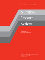Nutrition Research Reviews Volume 22 - Issue 2 -