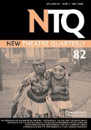New Theatre Quarterly Volume 21 - Issue 2 -