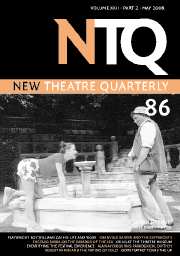New Theatre Quarterly Volume 22 - Issue 2 -