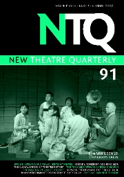 New Theatre Quarterly Volume 23 - Issue 3 -