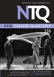 New Theatre Quarterly Volume 29 - Issue 4 -