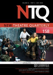 New Theatre Quarterly Volume 40 - Issue 2 -